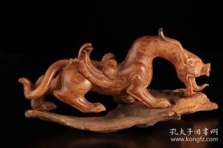 高古玉 和田玉貔貅摆件 长15.4cm 宽3.6cm 高6.2cm 重241.5g 本品采用