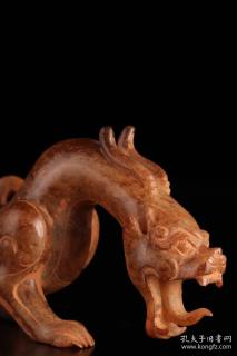 高古玉 和田玉貔貅摆件长15.4cm 宽3.6cm 高6.2cm 重241