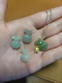 和田玉福袋吊坠