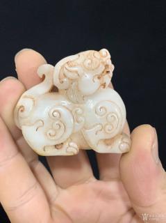 旧藏和田玉貔貅
